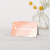 Placement Carte de place d'anniversaire de fête de marguerit (Devant)