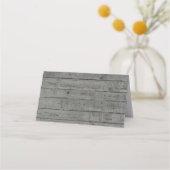 PLACEMENT CARTE DE PLACE DE BÉBÉ RUSTIQUE (Dos)