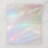 Placement Carte de place de fleurs minimale (Intérieur déplié)