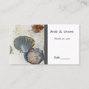 Placement Carte de place de la table de mariage de plage