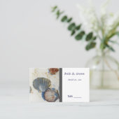 Placement Carte de place de la table de mariage de plage (Debout devant)