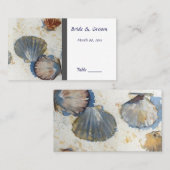 Placement Carte de place de la table de mariage de plage (Devant / Derrière)