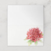 Placement Carte de place de l'invité de l'art de l'aquarelle (Extérieur déplié)