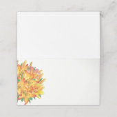 Placement Carte de place de nom plié (Extérieur déplié)