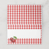 Placement Carte de place de nom plié (Extérieur déplié)