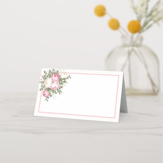 Placement Carte de place de nom plié (Devant)