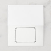 Placement Carte de place de nom plié (Extérieur déplié)