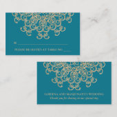 Placement Carte de place de siège inspirée par Aquamarine Go (Devant / Derrière)