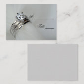 Placement Carte de place des anneaux mariages (Devant / Derrière)