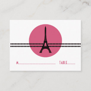 Placement Carte de Place Dots Parisiens, Rose