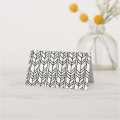Placement Carte de place du Baby shower Boho Cactus (Dos)