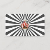 Placement carte de place du carnaval de cirque pour buffet é (Dos)