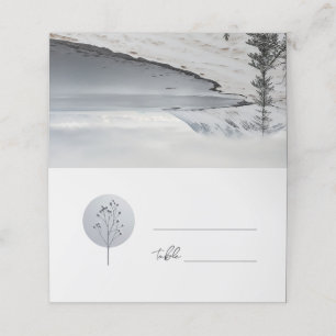 Placement Carte de place du mariage paysage pittoresque d'hi