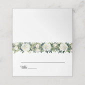 Placement Carte de place du nom plié du mariage (Extérieur déplié)