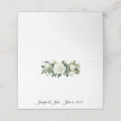 Placement Carte de place du nom plié du mariage (Extérieur déplié)