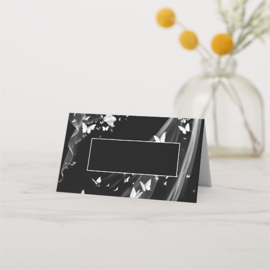 Placement Carte de place du nom plié du mariage (Devant)