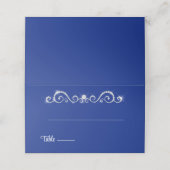 Placement Carte de place du nom plié du mariage (Extérieur déplié)