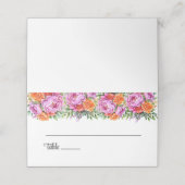 Placement Carte de place du nom plié du mariage (Extérieur déplié)