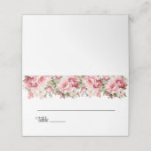 Placement Carte de place du nom plié du mariage (Extérieur déplié)