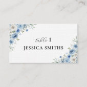 Placement Carte de place Dusty Blue Ivory (Devant)