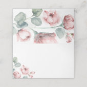 Placement Carte de place Dusty Rose Mariage (Extérieur déplié)