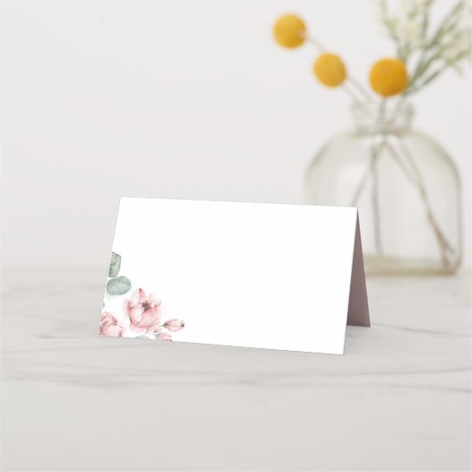 Placement Carte de place Dusty Rose Mariage (Devant)