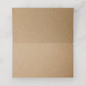 Placement Carte de place en bois rustique Floral de la Marin (Intérieur déplié)