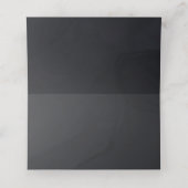 Placement carte de place en marbre noir et or (Intérieur déplié)