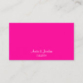 Placement Carte de place Fleur Dogwood (Dos)
