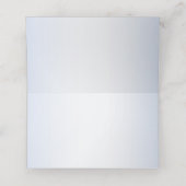 Placement Carte de place Fleurs Bleues Botaniques (Intérieur déplié)