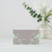 Placement Carte de Place Florale Papillon Vert (Debout devant)