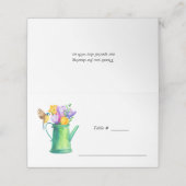 Placement Carte de place Flower Bunch de Flower table tendan (Extérieur déplié)