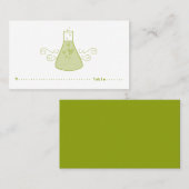 Placement Carte de place Green Sweet Chemistry (Devant / Derrière)