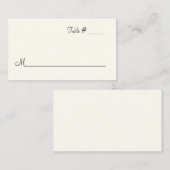 Placement Carte de place Ivory Escort (Devant / Derrière)