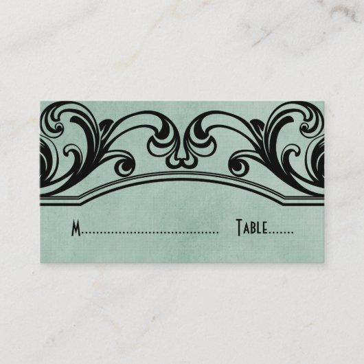 Placement Carte de place Jade Vintage Swils (Devant)