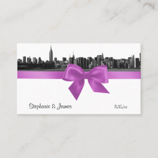 Placement Carte de place Lilac BW Etted BW Lilac NYC Wide Sk