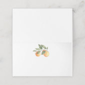 Placement Carte de place mariage Citrus cutie (Extérieur déplié)
