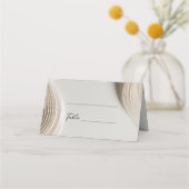 Placement Carte de place mariage en ivoire sculpté doux (Devant)