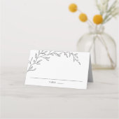Placement Carte de place Mariage feuilleté pour la branche d (Dos)