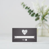 Placement Carte de place mariage monogramme de tableau de bo (Debout devant)