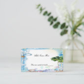 Placement Carte de place Mariage Tropical Beach Seashell (Debout devant)