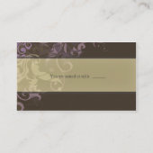 Placement Carte de place Mariage Victoria violet (Dos)