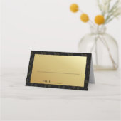 Placement Carte de place moderne Black Ombre Gold Seing Tabl (Devant)