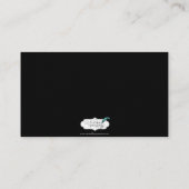 Placement Carte de place Monogramme cadre gothique (Dos)