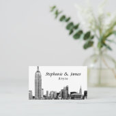 Placement Carte de place NYC Skyline Etched 01B (Debout devant)