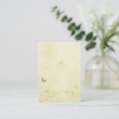 Placement Carte de place papillon vintage (Debout devant)