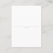 Placement Carte de place papillon vintage (Dos)