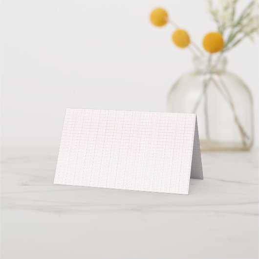 Placement Carte de place pliée (Devant)