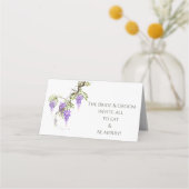 Placement Carte de place pliée (Dos)