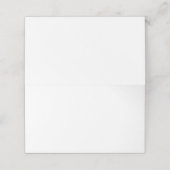 Placement Carte de place pliée (Extérieur déplié)